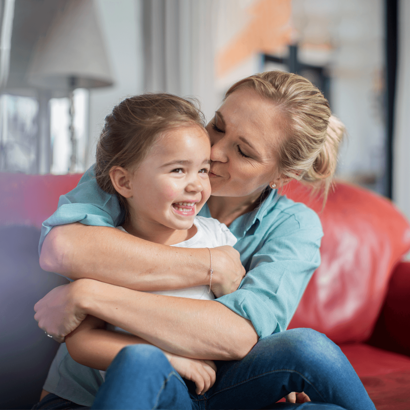 Parent receiving autism training and guidance
