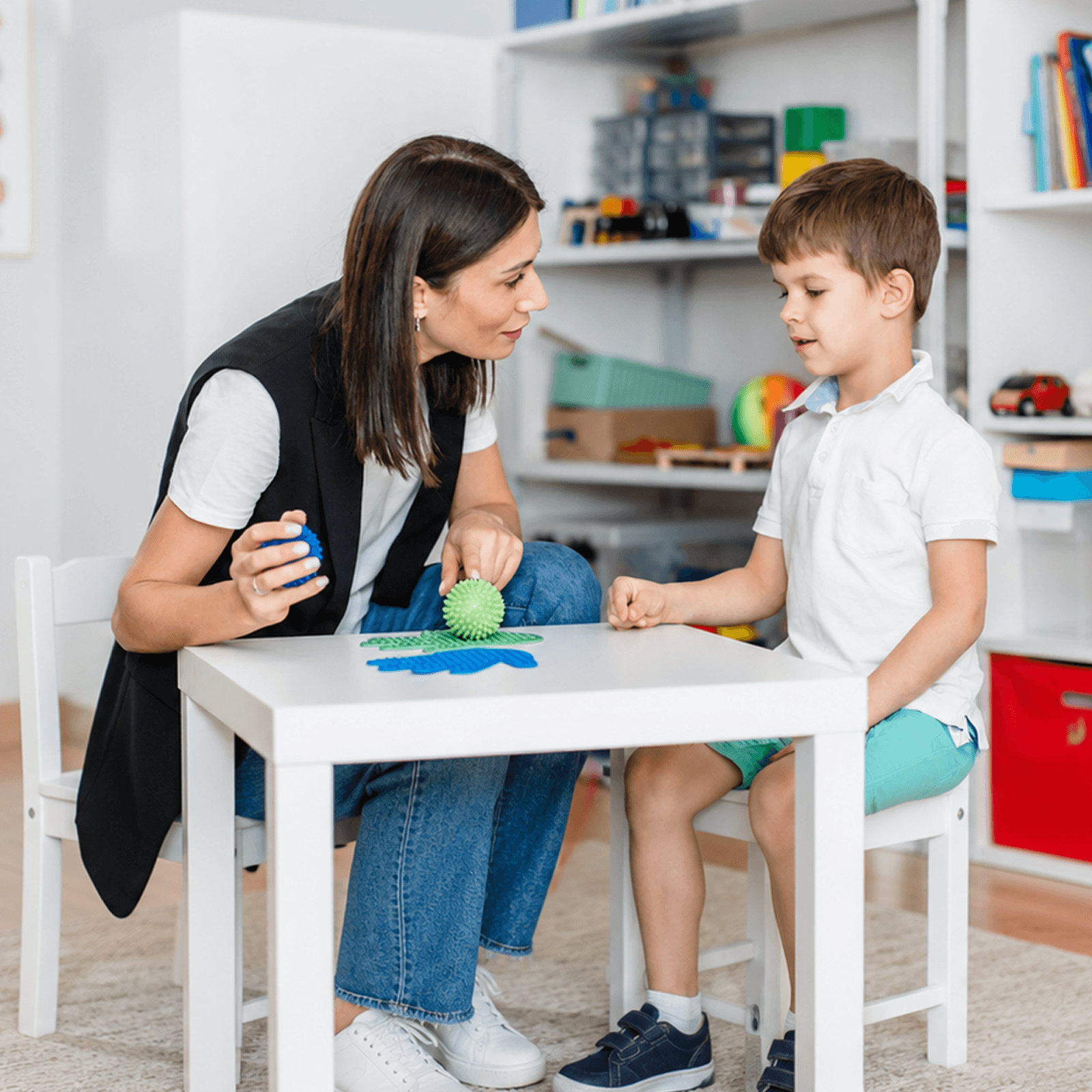 Student succeeding with school-based ABA support